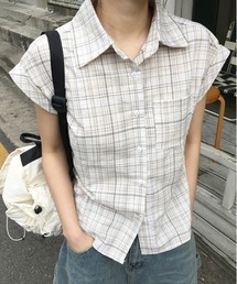 Y2K アーバンチェック 半袖シャツ 『 25SS 』