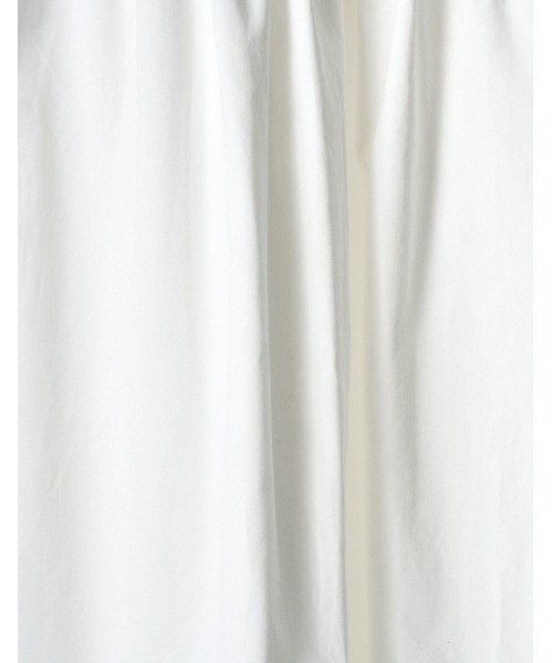 RUMCHE（ラムシェ）の「Knit Bonding Shirt Dress / ニットボンディングシャツドレス（シャツワンピース・レディース・サックスブルー/ホワイト・FREE）」の11枚目の写真
