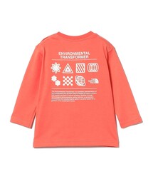 RRR123 gymgno グラフィックロングスリーブカットソー オレンジ RRR123 gymgno グラフィックロングスリーブカットソー オレンジ