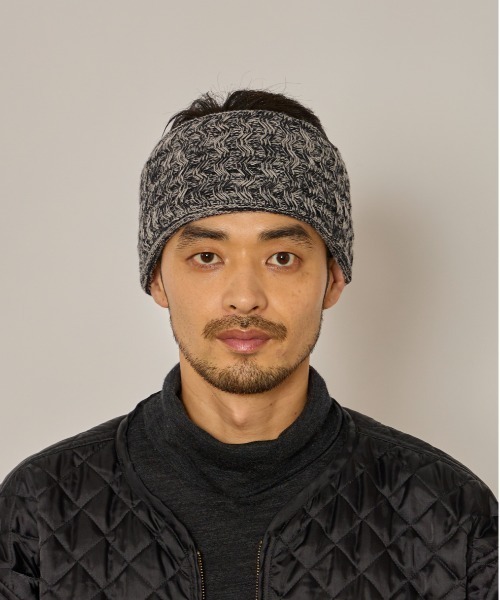 arth（アース）の「arth  Wave Knit Headband / アース（ヘアバンド・レディース・グレー/グリーン/ピンク・57~59cm）」の2枚目の写真