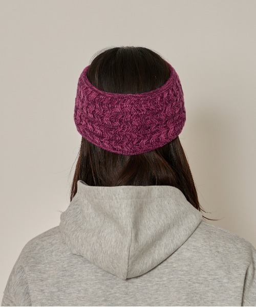 arth（アース）の「arth  Wave Knit Headband / アース（ヘアバンド・レディース・グレー/グリーン/ピンク・57~59cm）」の14枚目の写真