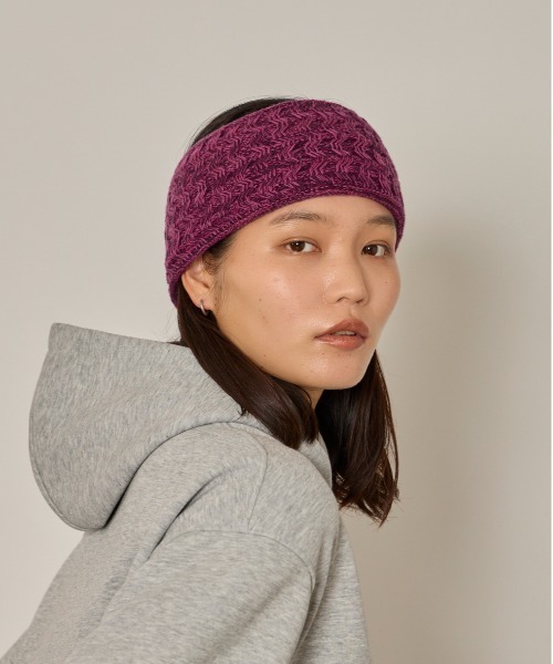 arth（アース）の「arth  Wave Knit Headband / アース（ヘアバンド・レディース・グレー/グリーン/ピンク・57~59cm）」の15枚目の写真