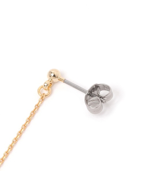 studio CLIP（スタディオクリップ）の「【daily CLIP】天然石チェーンピアス（ピアス（両耳用）・レディース・ピンク/その他3・FREE）」の3枚目の写真