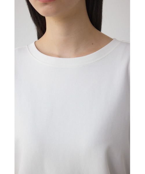 AZUL by moussy(アズールバイマウジー)の「コクーンカットトップス(Tシャツ/カットソー・レディース・ブラック/チャコールグレー/オフホワイト・FREE)」の10枚目の写真