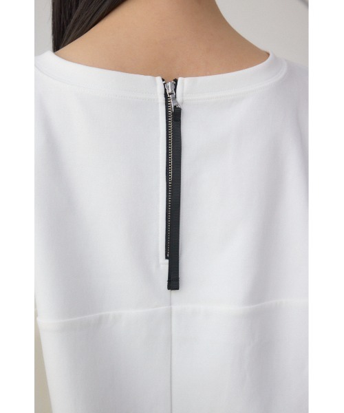 AZUL by moussy(アズールバイマウジー)の「コクーンカットトップス(Tシャツ/カットソー・レディース・ブラック/チャコールグレー/オフホワイト・FREE)」の11枚目の写真