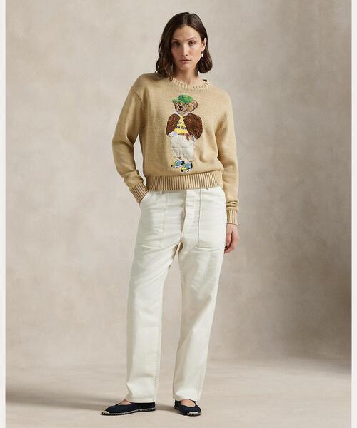 Polo ベア コットン クルーネック セーター（ニット/セーター）｜POLO