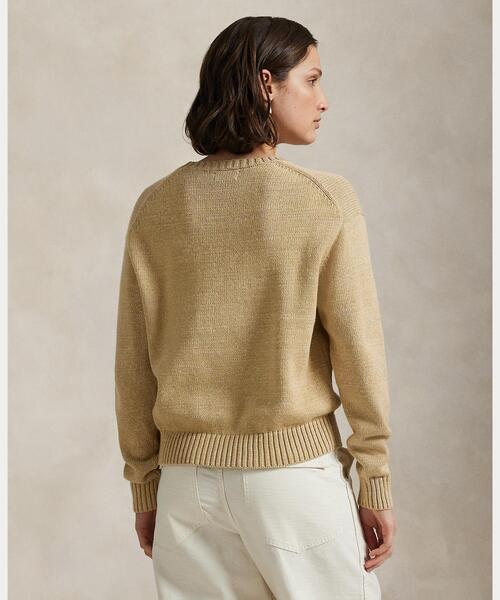 Polo ベア コットン クルーネック セーター（ニット/セーター）｜POLO