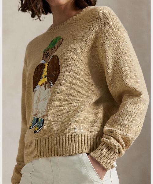 Polo ベア コットン クルーネック セーター（ニット/セーター）｜POLO