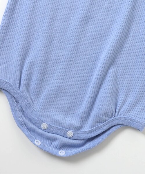 apres les cours（アプレレクール）の「セーラー衿ボディースーツ（ロンパース・キッズ・ブルー/アイボリー・70/80）」の14枚目の写真