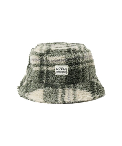 セール】チェック ボア バケットハット（ハット）｜BEAMS HEART