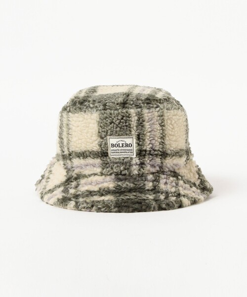 セール】チェック ボア バケットハット（ハット）｜BEAMS HEART