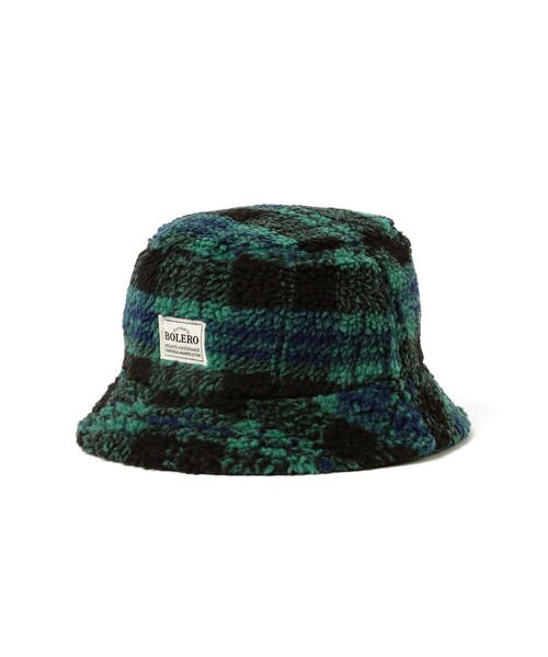 セール】チェック ボア バケットハット（ハット）｜BEAMS HEART