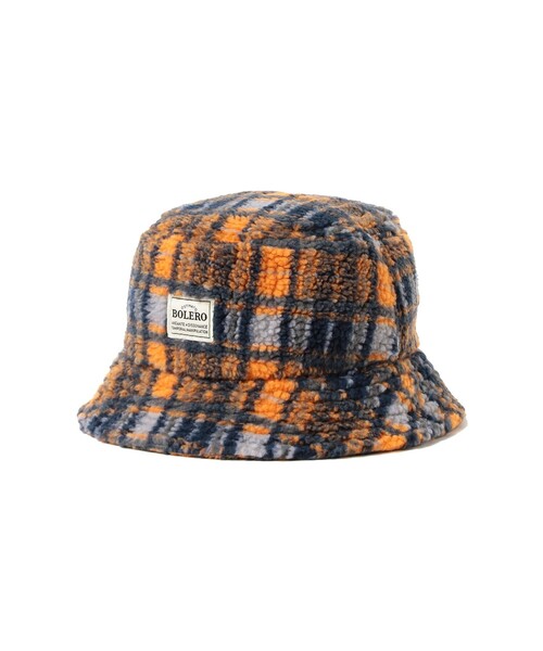 セール】チェック ボア バケットハット（ハット）｜BEAMS HEART