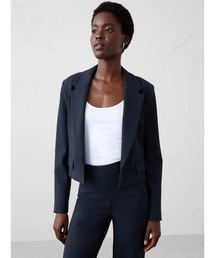 [極美品] バナナパブリック テーラードジャケット 4 ダブル 躾糸 ストライプ BANANA REPUBLIC FACTORY STORE（バナナリパブリック