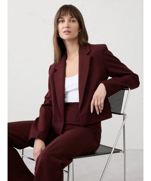 074020 BANANA REPUBLIC レザー ジップ ジャケット XS BANANA REPUBLIC公式オンラインストア | レザー バイカージャケット