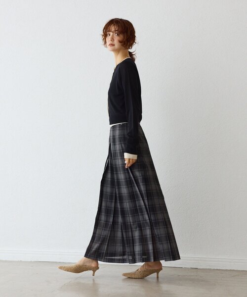 RIVE DROITE（リヴドロワ）の「【こなれ感抜群】フェイクレイヤードカーディガン（カーディガン/ボレロ・レディース・レッド/ブラック・FREE）」の16枚目の写真