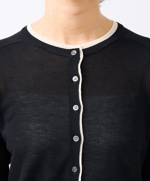 RIVE DROITE（リヴドロワ）の「【こなれ感抜群】フェイクレイヤードカーディガン（カーディガン/ボレロ・レディース・レッド/ブラック・FREE）」の6枚目の写真