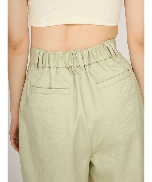 emmi（エミ）の「シアーワイドタックパンツ（その他パンツ・レディース・ミント/ネイビー/ベージュ・1/0）」の10枚目の写真