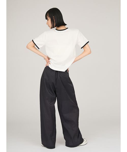 emmi（エミ）の「シアーワイドタックパンツ（その他パンツ・レディース・ミント/ネイビー/ベージュ・1/0）」の20枚目の写真