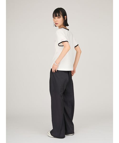 emmi（エミ）の「シアーワイドタックパンツ（その他パンツ・レディース・ミント/ネイビー/ベージュ・1/0）」の21枚目の写真