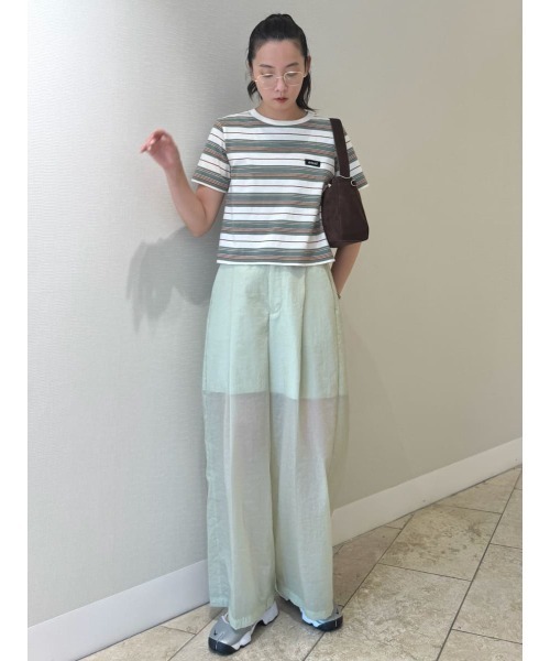 aym..ページ シアーワイドタックパンツ（その他パンツ）｜emmi（エミ）の