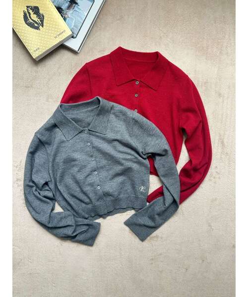 百田夏菜子コラボ】ニットカーディガン（カーディガン/ボレロ