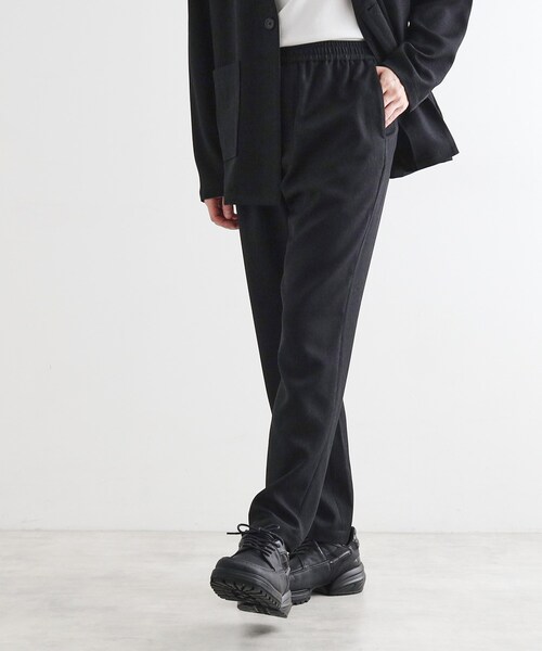 tk.TAKEO KIKUCHI(ティーケータケオキクチ)の「【セットアアップ対応】ポリツイルテーパードパンツ(その他パンツ・メンズ・チャコールグレー/ブラック/ブルーグリーン・02/03/04)」の2枚目の写真