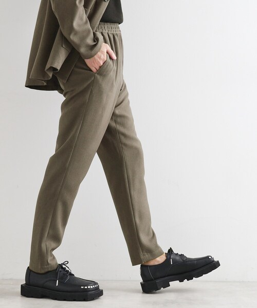 tk.TAKEO KIKUCHI(ティーケータケオキクチ)の「【セットアアップ対応】ポリツイルテーパードパンツ(その他パンツ・メンズ・チャコールグレー/ブラック/ブルーグリーン・02/03/04)」の6枚目の写真