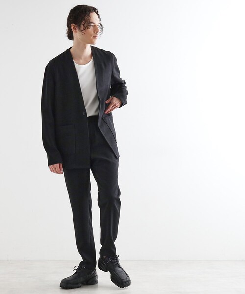 tk.TAKEO KIKUCHI(ティーケータケオキクチ)の「【セットアアップ対応】ポリツイルテーパードパンツ(その他パンツ・メンズ・チャコールグレー/ブラック/ブルーグリーン・02/03/04)」の10枚目の写真