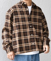 【最終価格】☆シップス　チェック柄ブラウス SHIPS ブラウス シャツ KIDS:100〜130cm / ネル チェック ボタン