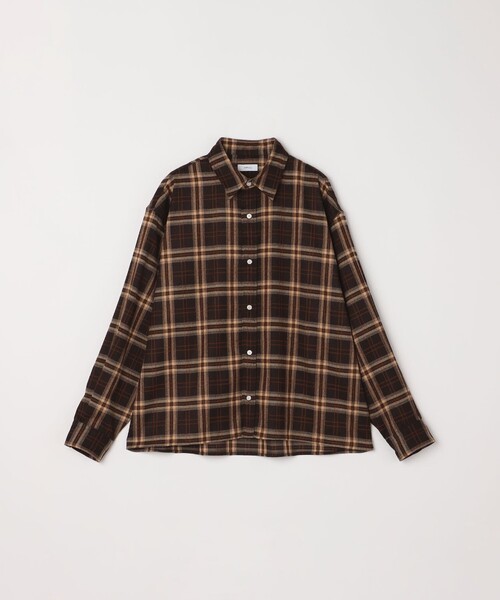 セール】SHIPS any:〈洗濯機可能〉トラッド チェックカラー ボックス