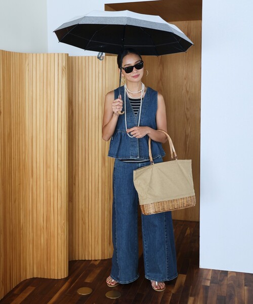 DULTON（ダルトン）の「DULTON/ダルトン MARKET TOTE BASKET WITH COOLER L NATURAL マーケット トート バスケット ウィズ クーラー（トートバッグ・レディース・ナチュラル・ONE SIZE）」の9枚目の写真