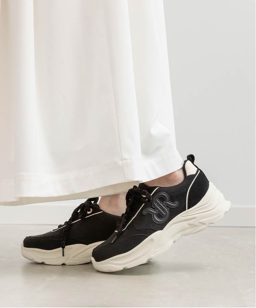 RANDA(ランダ)の「モノグラムデザインボリュームソールスニーカー(スニーカー・レディース・グレー/ブラック/アイボリー・L/M/LL/S)」の17枚目の写真