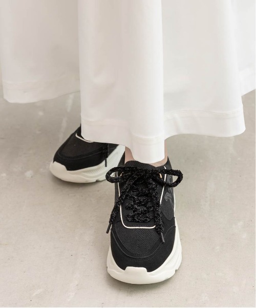 RANDA(ランダ)の「モノグラムデザインボリュームソールスニーカー(スニーカー・レディース・グレー/ブラック/アイボリー・L/M/LL/S)」の18枚目の写真