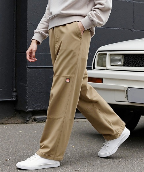 RED KAP(レッドキャップ)の「REDKAP/レッドキャップ ダブルニーパンツ ロングパンツ アメカジ ツイルパンツ ボトムス(その他パンツ・メンズ・インディゴブルー/ブラック系その他/ベージュ/ブラック・L/M/XL)」の3枚目の写真