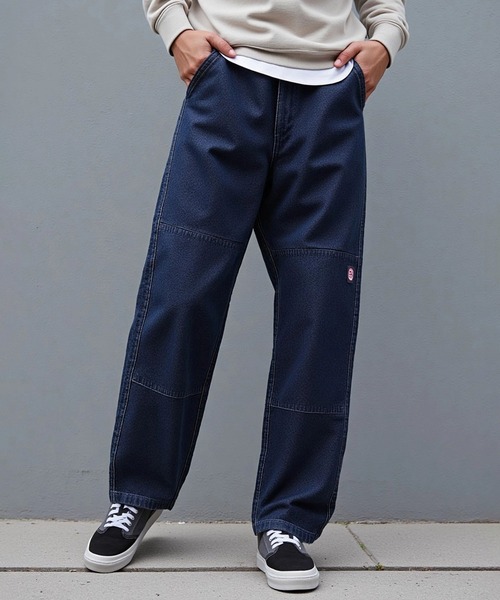 RED KAP(レッドキャップ)の「REDKAP/レッドキャップ ダブルニーパンツ ロングパンツ アメカジ ツイルパンツ ボトムス(その他パンツ・メンズ・インディゴブルー/ブラック系その他/ベージュ/ブラック・L/M/XL)」の4枚目の写真