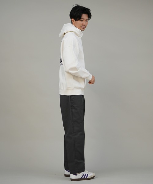RVCA(ルーカ)の「RVCA/ルーカ プルオーバー/パーカー バックプリント バンダナ柄 BF042-P01(パーカー・メンズ・ブラック×グレー/カーキブラウン/ホワイト×ブラック・M/L/S)」の9枚目の写真