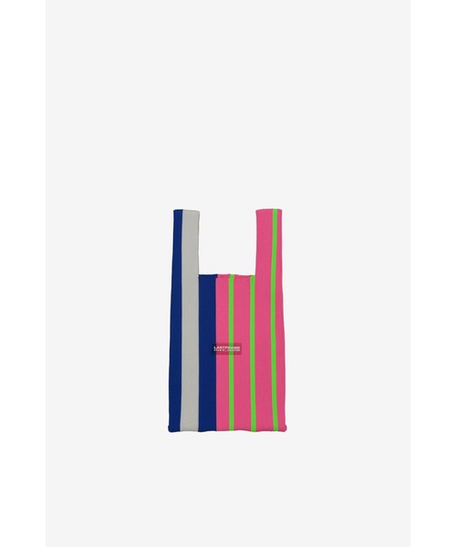 LASTFRAME（ラストフレーム）の「RANDOM STRIPE MARKET BAG MEDIUM（ショルダーバッグ・レディース・ピンク系その他/ネイビー系・MEDIUM）」の7枚目の写真