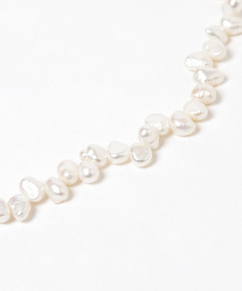 mysty woman（ミスティウーマン）の「淡水メロウパールネックレス 598089（ネックレス・レディース・ホワイト・FREE）」の3枚目の写真