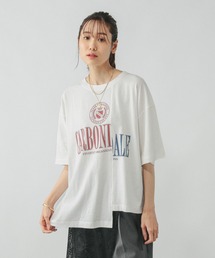 GLOBAL WORK | リメイク風プリントT/584673(Tシャツ/カットソー)
