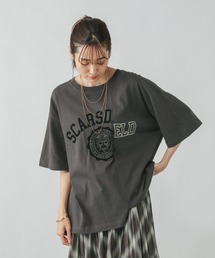 GLOBAL WORK | リメイク風プリントT/584673(Tシャツ/カットソー)