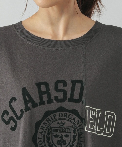 GLOBAL WORK(グローバルワーク)の「リメイク風プリントT/584673(Tシャツ/カットソー・レディース・ホワイト/ダークグレー/チャコールグレー・MEDIUM/LARGE)」の19枚目の写真