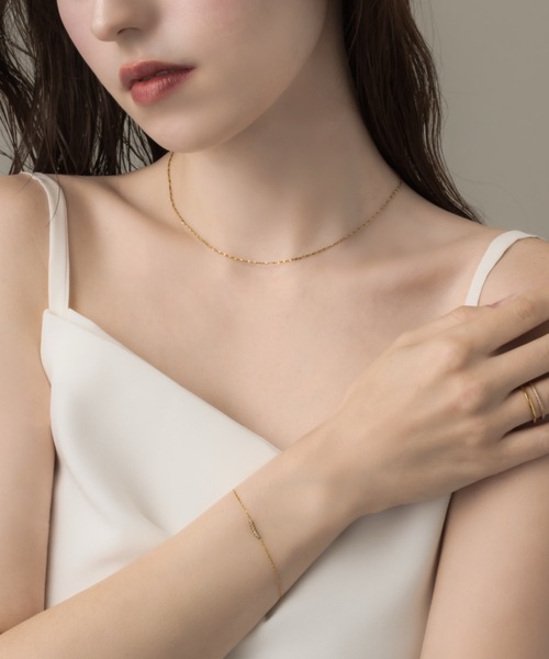 muku（ムク）の「BRACELET/SMILE ZIRCONIA（ブレスレット・レディース・ゴールド/シルバー・FREE）」の18枚目の写真