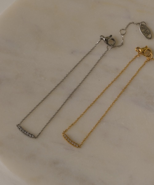 muku（ムク）の「BRACELET/SMILE ZIRCONIA（ブレスレット・レディース・ゴールド/シルバー・FREE）」の7枚目の写真