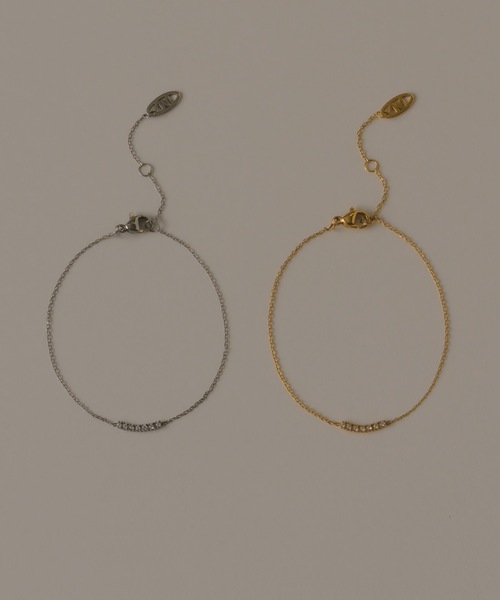 muku（ムク）の「BRACELET/SMILE ZIRCONIA（ブレスレット・レディース・ゴールド/シルバー・FREE）」の13枚目の写真