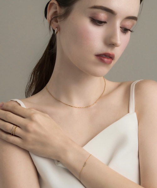 muku（ムク）の「BRACELET/SMILE ZIRCONIA（ブレスレット・レディース・ゴールド/シルバー・FREE）」の12枚目の写真