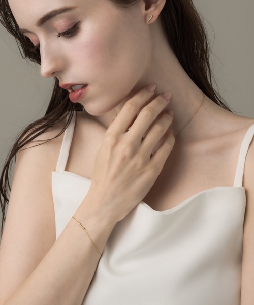 muku（ムク）の「BRACELET/SMILE ZIRCONIA（ブレスレット・レディース・ゴールド/シルバー・FREE）」の8枚目の写真