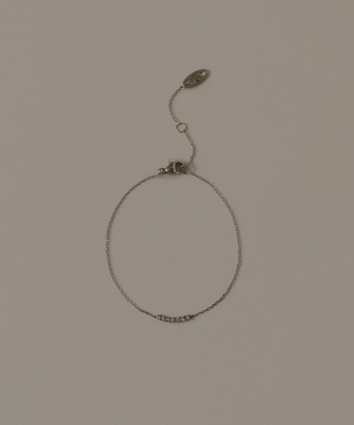 muku（ムク）の「BRACELET/SMILE ZIRCONIA（ブレスレット・レディース・ゴールド/シルバー・FREE）」の3枚目の写真