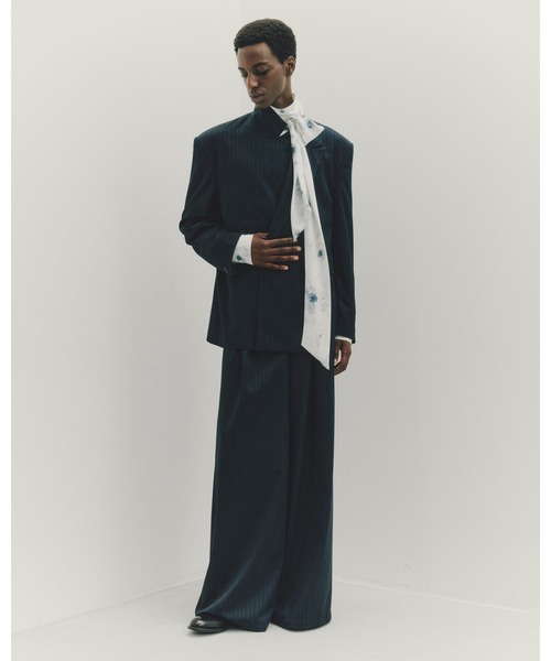 Juha（ユハ）の「EXTREME WIDE PINSTRIPE PANTS（スラックス・メンズ・チャコールグレー/ネイビー・2/3/4）」の10枚目の写真