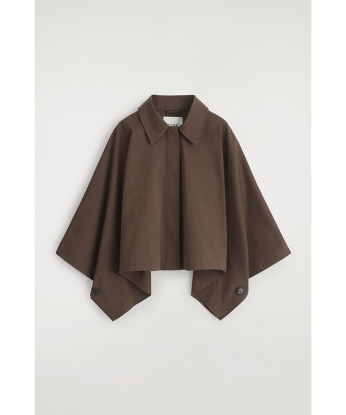 クロップド トレンチコートケープ（その他アウター）｜COS（コス）の